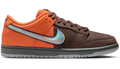 Nike SB Muni Fast Pass Dunk Low Pro Shoes - Safety OrangeWolf GreyBaroque Brown