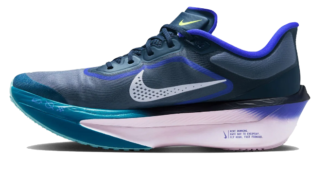 Nike Zoom Fly 6 Glam 'Dk Obsidian / Racer Blue' - Running Shoes