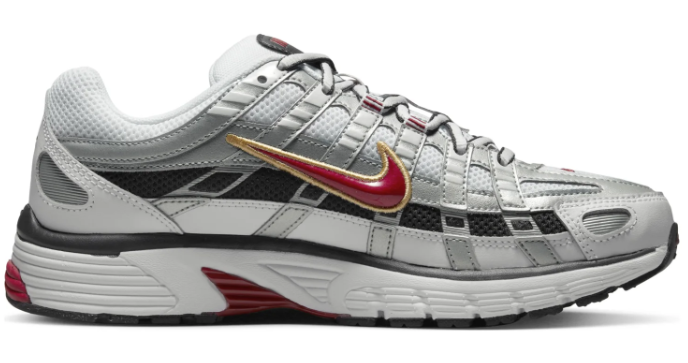 (WMNS) Nike P-6000 CNPT 'Metallic Silver / Red' BV1021-101